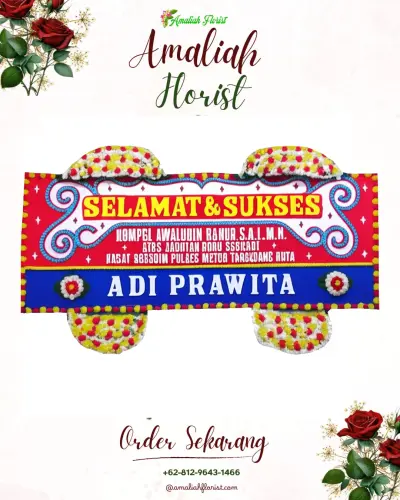 Karangan Bunga Ucapan Selamat di Salobulo